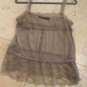 Sheer sexy Zara tank